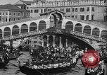 Image of annual gondola regatta Venice Italy, 1930, second 54 stock footage video 65675071708