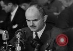 Image of Bennett E. Myers testifying before Senate Subcommittee Washington DC USA, 1947, second 11 stock footage video 65675071721