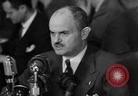 Image of Bennett E. Myers testifying before Senate Subcommittee Washington DC USA, 1947, second 20 stock footage video 65675071721