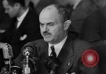 Image of Bennett E. Myers testifying before Senate Subcommittee Washington DC USA, 1947, second 22 stock footage video 65675071721