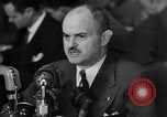Image of Bennett E. Myers testifying before Senate Subcommittee Washington DC USA, 1947, second 33 stock footage video 65675071721