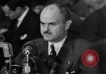 Image of Bennett E. Myers testifying before Senate Subcommittee Washington DC USA, 1947, second 35 stock footage video 65675071721