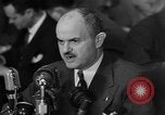 Image of Bennett E. Myers testifying before Senate Subcommittee Washington DC USA, 1947, second 40 stock footage video 65675071721