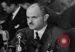 Image of Bennett E. Myers testifying before Senate Subcommittee Washington DC USA, 1947, second 41 stock footage video 65675071721