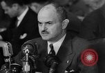 Image of Bennett E. Myers testifying before Senate Subcommittee Washington DC USA, 1947, second 44 stock footage video 65675071721
