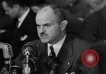 Image of Bennett E. Myers testifying before Senate Subcommittee Washington DC USA, 1947, second 47 stock footage video 65675071721