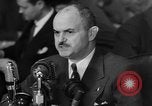 Image of Bennett E. Myers testifying before Senate Subcommittee Washington DC USA, 1947, second 51 stock footage video 65675071721