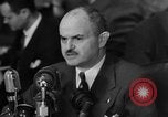 Image of Bennett E. Myers testifying before Senate Subcommittee Washington DC USA, 1947, second 56 stock footage video 65675071721