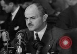 Image of Bennett E. Myers testifying before Senate Subcommittee Washington DC USA, 1947, second 62 stock footage video 65675071721