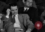Image of Senate War Investigating Subcommittee hearings with Howard Hughes Washington DC USA, 1947, second 7 stock footage video 65675071722