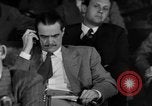Image of Senate War Investigating Subcommittee hearings with Howard Hughes Washington DC USA, 1947, second 9 stock footage video 65675071722