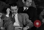 Image of Senate War Investigating Subcommittee hearings with Howard Hughes Washington DC USA, 1947, second 20 stock footage video 65675071722