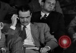 Image of Senate War Investigating Subcommittee hearings with Howard Hughes Washington DC USA, 1947, second 21 stock footage video 65675071722