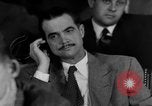 Image of Senate War Investigating Subcommittee hearings with Howard Hughes Washington DC USA, 1947, second 25 stock footage video 65675071722
