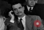 Image of Senate War Investigating Subcommittee hearings with Howard Hughes Washington DC USA, 1947, second 29 stock footage video 65675071722