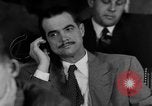 Image of Senate War Investigating Subcommittee hearings with Howard Hughes Washington DC USA, 1947, second 30 stock footage video 65675071722