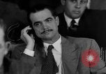 Image of Senate War Investigating Subcommittee hearings with Howard Hughes Washington DC USA, 1947, second 37 stock footage video 65675071722