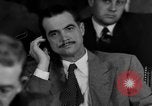 Image of Senate War Investigating Subcommittee hearings with Howard Hughes Washington DC USA, 1947, second 42 stock footage video 65675071722