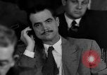 Image of Senate War Investigating Subcommittee hearings with Howard Hughes Washington DC USA, 1947, second 43 stock footage video 65675071722