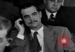 Image of Senate War Investigating Subcommittee hearings with Howard Hughes Washington DC USA, 1947, second 44 stock footage video 65675071722