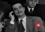 Image of Senate War Investigating Subcommittee hearings with Howard Hughes Washington DC USA, 1947, second 46 stock footage video 65675071722