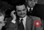 Image of Senate War Investigating Subcommittee hearings with Howard Hughes Washington DC USA, 1947, second 48 stock footage video 65675071722
