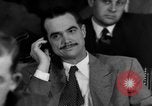 Image of Senate War Investigating Subcommittee hearings with Howard Hughes Washington DC USA, 1947, second 54 stock footage video 65675071722