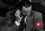 Image of Senate War Investigating Subcommittee hearings with Howard Hughes Washington DC USA, 1947, second 58 stock footage video 65675071722