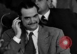 Image of Senate War Investigating Subcommittee hearings with Howard Hughes Washington DC USA, 1947, second 59 stock footage video 65675071722