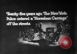 Image of Early 1900s car traffic New York City United States USA, 1920, second 13 stock footage video 65675071726