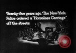 Image of Early 1900s car traffic New York City United States USA, 1920, second 16 stock footage video 65675071726