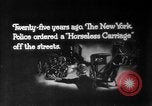 Image of Early 1900s car traffic New York City United States USA, 1920, second 17 stock footage video 65675071726