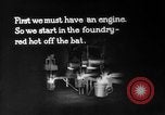 Image of Foundry in Studebaker automobile manufacturing plant South Bend Indiana USA, 1920, second 37 stock footage video 65675071727