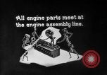 Image of Assembling engines in an Studebaker automobile plant South Bend Indiana USA, 1920, second 5 stock footage video 65675071729