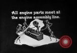 Image of Assembling engines in an Studebaker automobile plant South Bend Indiana USA, 1920, second 7 stock footage video 65675071729