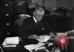 Image of Woodrow Wilson signs proclamation of war against Germany Washington DC USA, 1917, second 13 stock footage video 65675071733