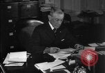 Image of Woodrow Wilson signs proclamation of war against Germany Washington DC USA, 1917, second 21 stock footage video 65675071733