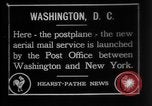 Image of President Woodrow Wilson at the first regular air mail service ceremon United States USA, 1918, second 1 stock footage video 65675071735
