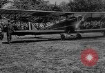 Image of President Woodrow Wilson at the first regular air mail service ceremon United States USA, 1918, second 3 stock footage video 65675071735