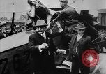 Image of President Woodrow Wilson at the first regular air mail service ceremon United States USA, 1918, second 19 stock footage video 65675071735