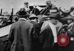 Image of President Woodrow Wilson at the first regular air mail service ceremon United States USA, 1918, second 24 stock footage video 65675071735