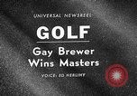 Immagine di Masters Golf Tournament Augusta Georgia USA, 1967, secondo 3 filmato di repertorio 65675071761