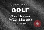 Immagine di Masters Golf Tournament Augusta Georgia USA, 1967, secondo 4 filmato di repertorio 65675071761