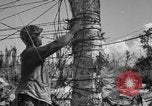 Standbild Kommunikation Peleliu Palau Inseln, 1945, aus Sekunde 21 historischem Filmmaterial Videoclip 65675071784