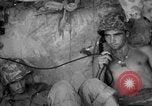 Standbild Kommunikation Peleliu Palau Inseln, 1945, aus Sekunde 52 historischem Filmmaterial Videoclip 65675071784