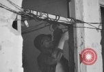 Standbild Kommunikation Peleliu Palau Inseln, 1945, aus Sekunde 44 historischem Filmmaterial Videoclip 65675071791