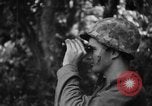 Standbild Kommunikation Peleliu Palau Inseln, 1945, aus Sekunde 14 historischem Filmmaterial Videoclip 65675071792