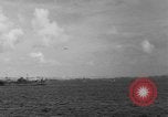 Standbild Bombardierung Insel Tinian Marianen, 1944, aus Sekunde 46 historischem Filmmaterial Videoclip 65675071813
