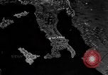 Image Carte montre la voie de l'invasion de l'Italie de la Sicile Italie, 1943, de la seconde 1 séquences d'archives historiques vidéo 65675071828