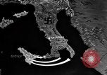 Image Carte montre la voie de l'invasion de l'Italie de la Sicile Italie, 1943, de la seconde 5 séquences d'archives historiques vidéo 65675071828